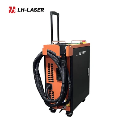 Máquina de limpieza láser de pulso 300WPulse para eliminar óxido. Madera
